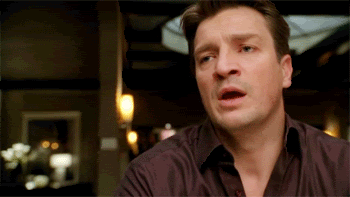 Nathan Fillion frustrated, giving up